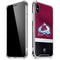 NHL Colorado Avalanche Jersey iPhone XS Max Clear Case